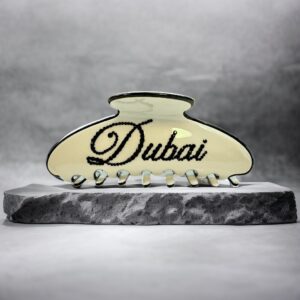 Beige hair clip - DUBAI LIMITED EDITION