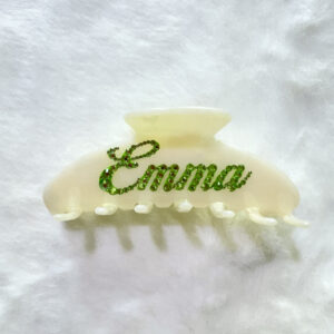 Beige iridescent Hair clip