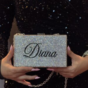 Custom Crystal Clutch
