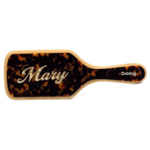 Crystal name Bamboo hair brush Tortoise: